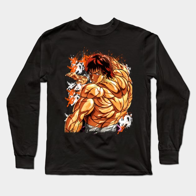 fighter pickle hanma Long Sleeve T-Shirt by Sparkledoom